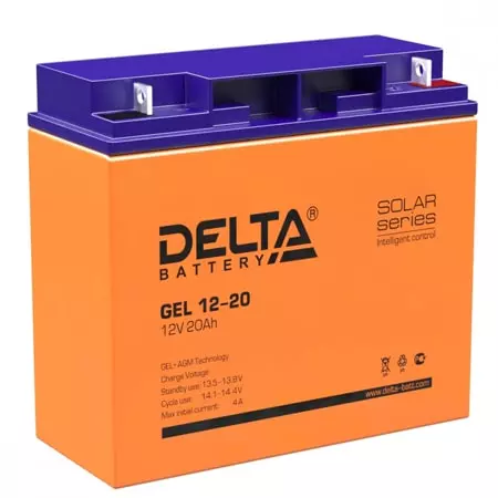 Аккумуляторная батарея Delta GEL 12-20