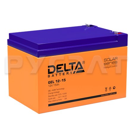 Аккумуляторная батарея Delta GEL 12-15