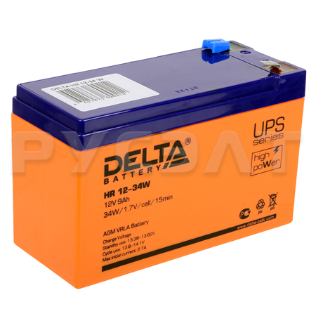 Аккумуляторная батарея Delta HR 12-34W Аккумуляторная батарея Delta HR 12-34W