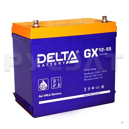 Аккумуляторная батарея Delta GX 12-55