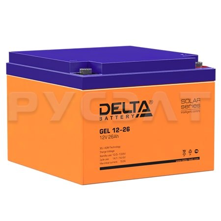 Аккумуляторная батарея Delta GEL 12-26 Аккумуляторная батарея Delta GEL 12-26