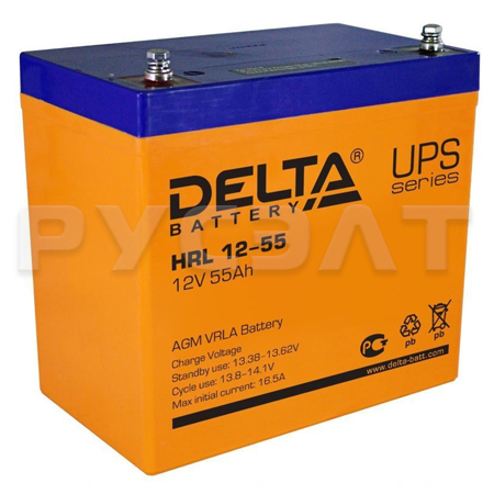 Аккумуляторная батарея Delta HR 12-55 L