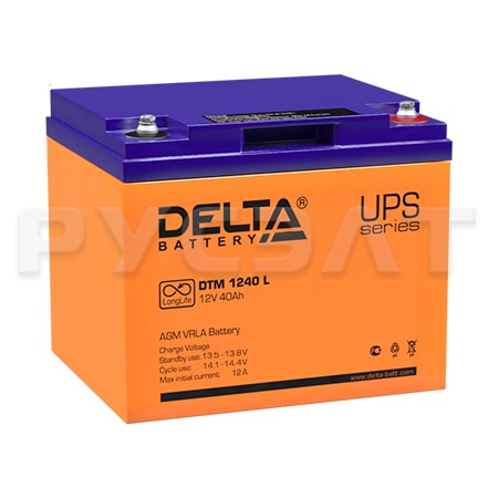 Аккумуляторная батарея Delta DTM 1240 L Аккумуляторная батарея Delta DTM 1240 L