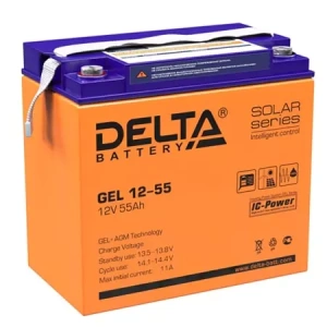 Аккумуляторная батарея Delta GEL 12-55